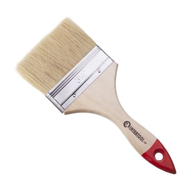 Кисть флейцевая 90*10,5*52 мм INTERTOOL KT-1290 Кисть флейцевая 90*10,5*52 мм INTERTOOL KT-1290