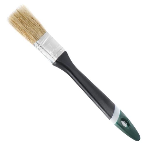 Кисть флейцевая 25*10*38 мм, пластиковая ручка INTERTOOL KT-1325