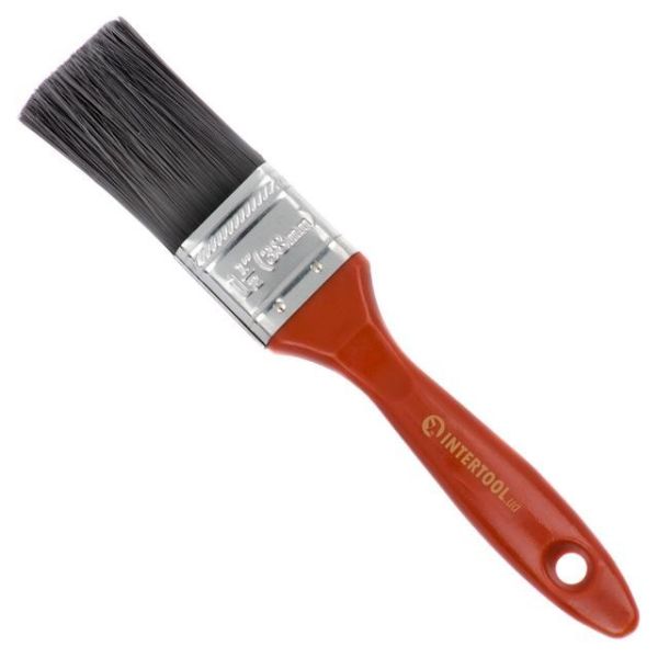 Кисть флейцевая "Лакра", 38*14*57 мм, пластиковая ручка INTERTOOL KT-1436 Кисть флейцевая "Лакра", 38*14*57 мм, пластиковая ручка INTERTOOL KT-1436