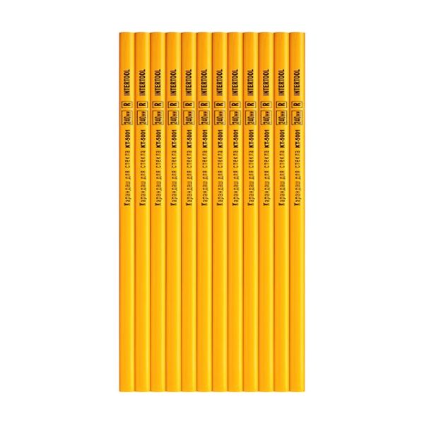 Карандаш для стекла 240 мм, 12 ед./уп. INTERTOOL KT-5001