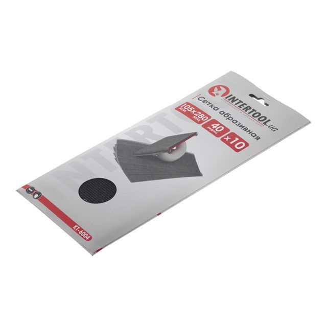 Сетка абразивная 280*105 мм, К40, 10 ед. INTERTOOL KT-6004
