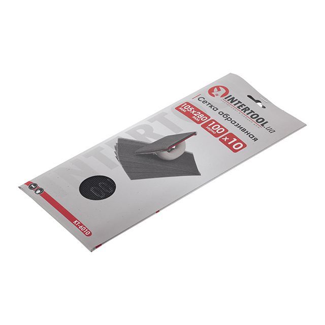 Сетка абразивная 280*105 мм, К100, 10 ед. INTERTOOL KT-6010