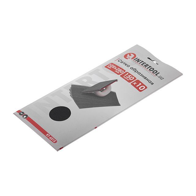 Сетка абразивная 280*105 мм, К150, 10 ед. INTERTOOL KT-6015