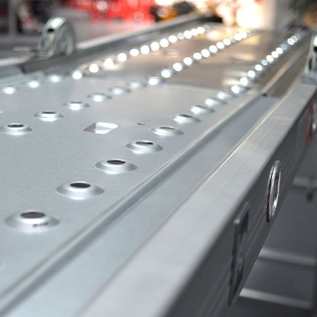 Лестниця алюмінієва трансформер 4х4 сходинки, 4,7 м INTERTOOL LT-0029
