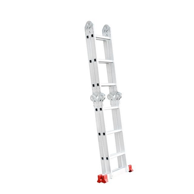 Лестница алюминиевая мультифункциональная трансформер 4*3 ступ., 3,70 м INTERTOOL LT-0030