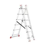 Лестница алюминиевая 3-х секционная универсальная раскладная, 3*6 ступ., 3,4 м INTERTOOL LT-0306