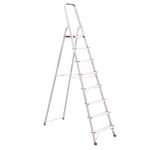 Стремянка алюминиевая 8 ступеней, высота до платформы 1720 мм INTERTOOL LT-1008