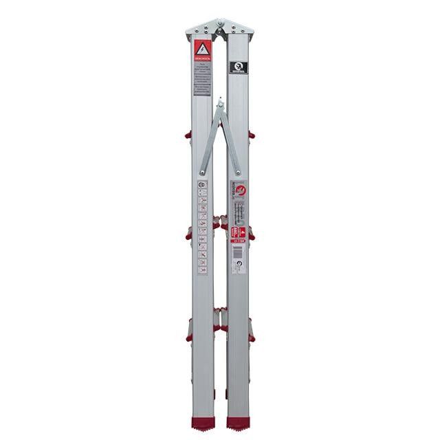 Стрем'янка алюмінієва двостороння 4 сходинки, висота - 880 мм INTERTOOL LT-1104