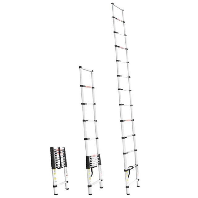 Драбина з алюмінію, телескопічна 12 схід., 3,78 м INTERTOOL LT-3038