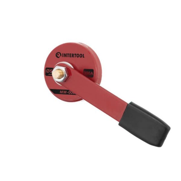 Контакт магнитный с рукояткой Ø50 мм 300 А INTERTOOL MW-0009 Контакт магнитный с рукояткой Ø50 мм 300 А INTERTOOL MW-0009
