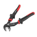 Клещи сантехнические 250 мм STORM, кованая сталь 40CrV, двухкомпнентные рукоятки INTERTOOL NT-0165