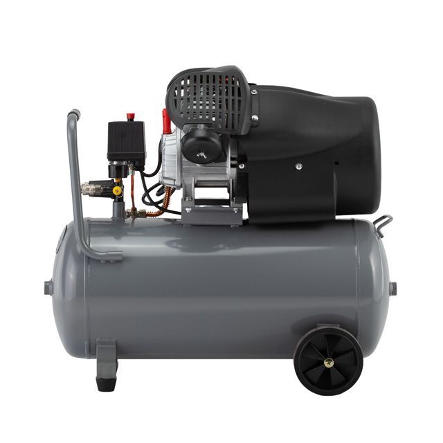 Компрессор 50 л, 2230 Вт, 220 В, 10 атм, 354 л/хв., 2 циліндри INTERTOOL PT-0004
