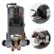 Компрессор 50 л, 4 HP, 3 кВт, 220 В, 10 атм, 420 л/хв., 2 циліндри INTERTOOL PT-0007