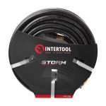 Шланг резиновый воздушный, армированный, до 20 атм, 8×15 мм, 20 м, с быстроразъемными соединениями, STORM INTERTOOL PT-1732