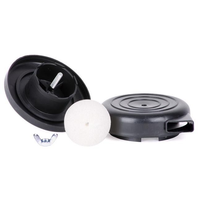 Фильтр воздушный для компрессора диаметр резьбы М20 пластиковый корпус сменный поролоновый фильтрующий элемент PT-0004/0007/0010/0013/0014/0020/0036 INTERTOOL PT-9086