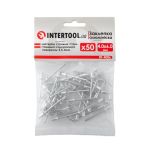 Заклепка алюминиевая 4,0*6,0 мм, 50 ед. INTERTOOL RT-4006
