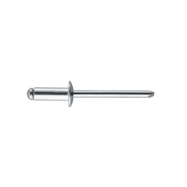 Заклепка алюминиевая 4,8*12 мм, 50 ед. INTERTOOL RT-4812