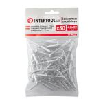 Заклепка алюминиевая 4,8*22 мм, 50 ед. INTERTOOL RT-4822