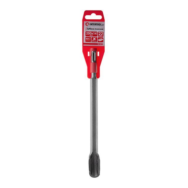 Зубило канавочное SDS-PLUS 14*250*22 мм INTERTOOL SD-0414