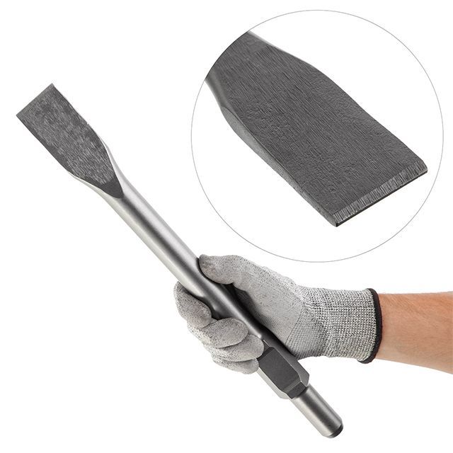 Зубило плоское HEX 30*410*39 мм INTERTOOL SD-0462