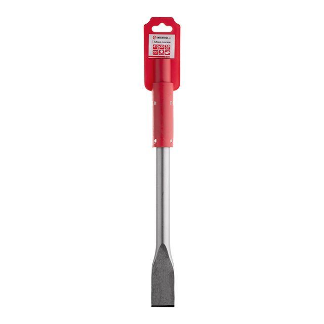 Зубило плоское HEX 30*410*39 мм INTERTOOL SD-0462