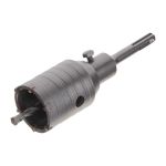 Комплект: сверло корончатое по бетону 50 мм, переходник SDS Plus 100 мм INTERTOOL SD-7050