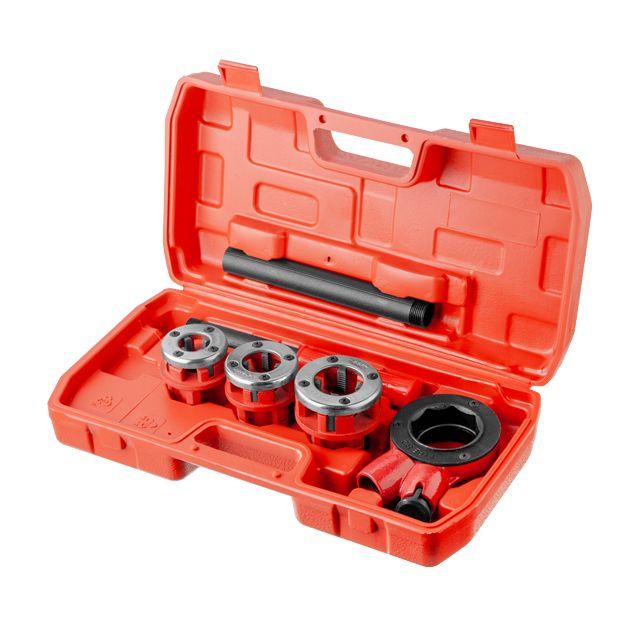 Набір плашок трубних 3 шт для нарізання різьби 1/2"; 3/4"; 1" INTERTOOL SD-8003