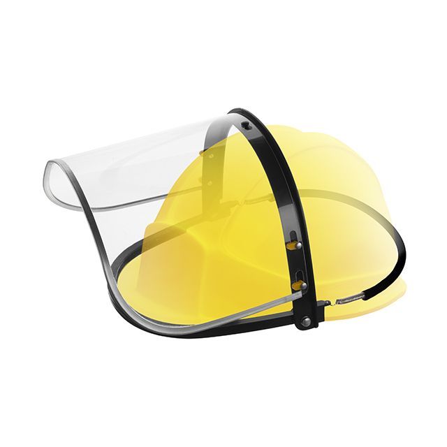 Экран защитный для лица, материал PVC,крепление на каску INTERTOOL SP-0034