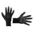Перчатка трикотажная, синтетическая, с нитриловым покрытием 10", черного цвета INTERTOOL SP-0103