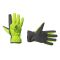 Перчатка кожаная комбинированная, 10", из кожи и флуоресцентной зеленой ткани INTERTOOL SP-0172