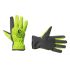 Перчатка кожаная комбинированная, 10", из кожи и флуоресцентной зеленой ткани INTERTOOL SP-0172