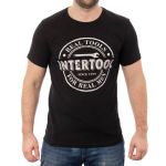 Футболка черная, 100% хлопок, XL INTERTOOL SP-2204