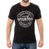 Футболка черная, 100% хлопок, XL INTERTOOL SP-2204