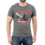 Футболка темно-серая, 95% хлопок, 5% спандекс, XXL INTERTOOL SP-2235