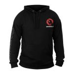 Худи черный, трикотаж, XXL INTERTOOL SP-4005