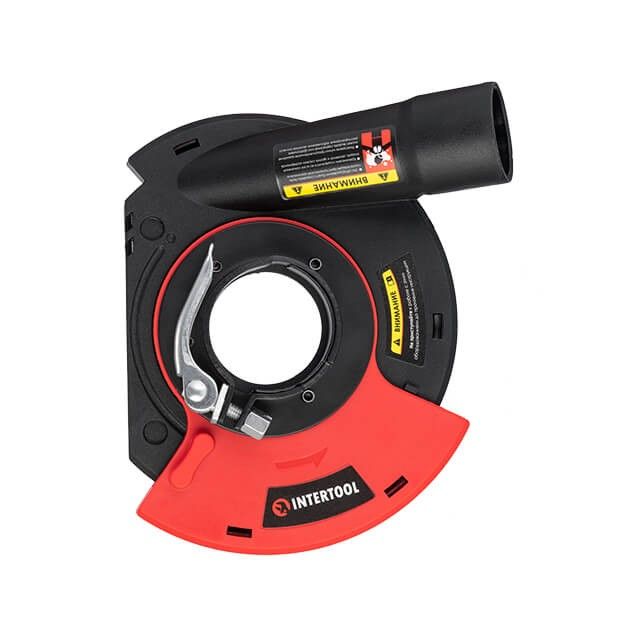 Кожух с пылеотводом под УШМ 125 мм, для шлифовки INTERTOOL ST-0004