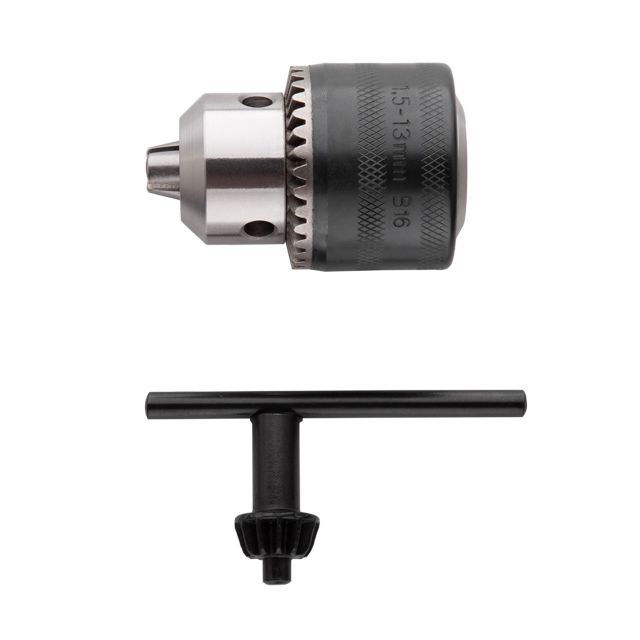 Патрон для дрели с ключом B16, 1.5-13.0 мм INTERTOOL ST-1224