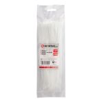 Хомут пластиковый 2,5*200 мм, белый, 100 ед. INTERTOOL TC-2520