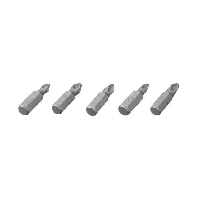 Комплект отверточных насадок PH1, PH2, PZ1, PZ2, S2, 5 ед., STORM INTERTOOL VT-0210