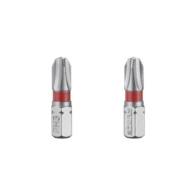 Комплект отверточных насадок PH3, S2, 2 ед., STORM INTERTOOL VT-0219