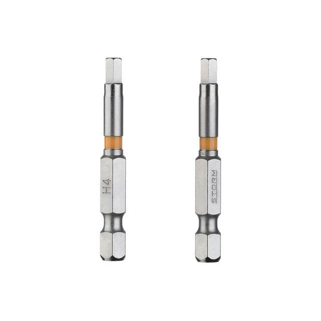 Комплект отверточных насадок Hex H4.0, S2, 2 ед., STORM INTERTOOL VT-0228