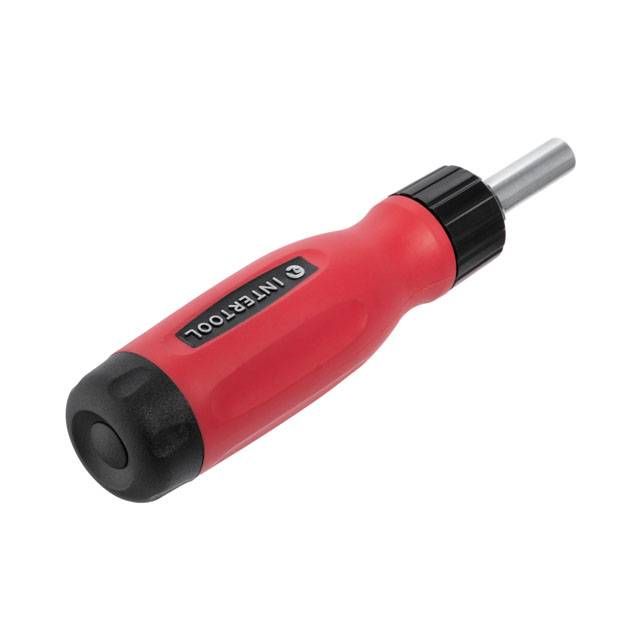 Отвертка реверсивная с комплектом насадок 12 ед. INTERTOOL VT-1003