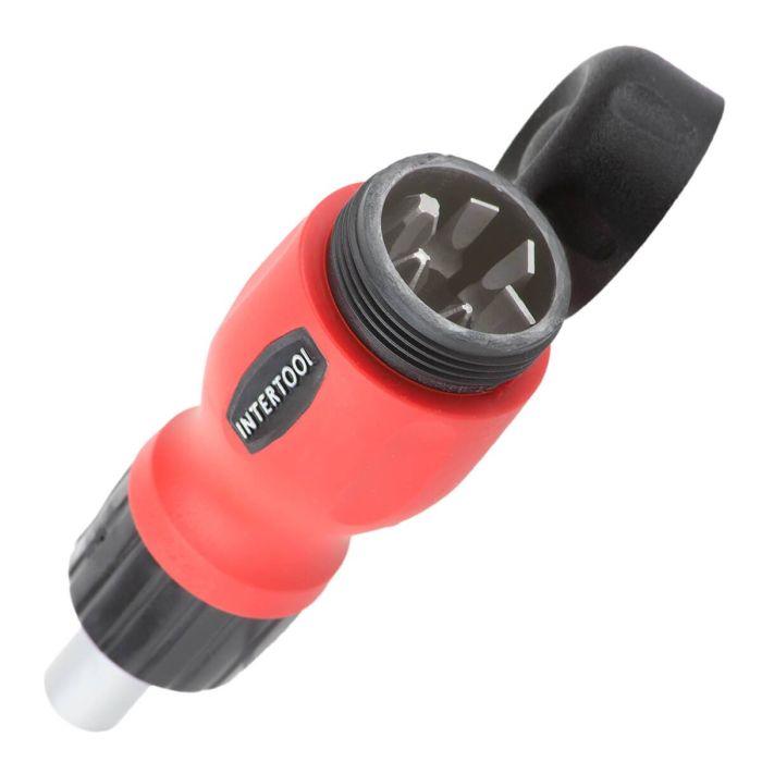Отвертка реверсивная с комплектом насадок 6 ед. INTERTOOL VT-1009