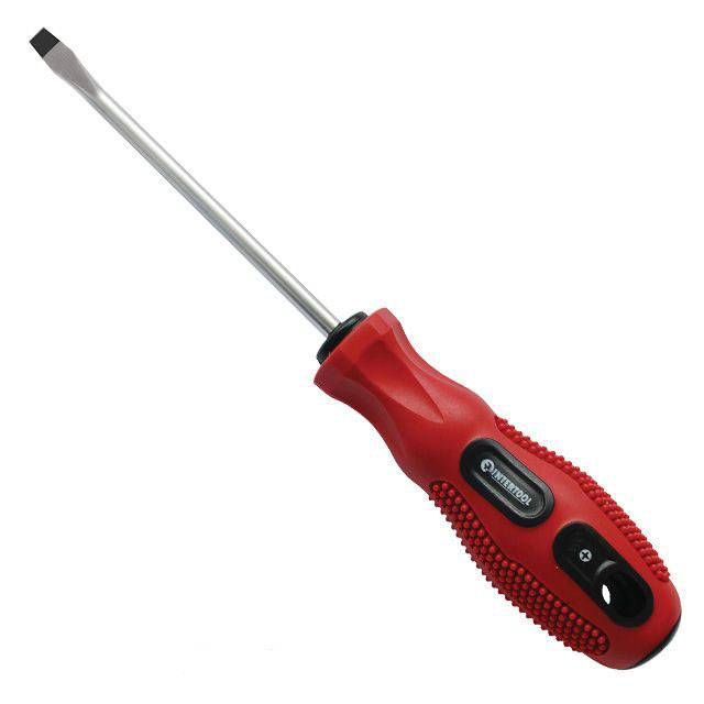 Отвертка шлицевая SL5*75 мм INTERTOOL VT-3106
