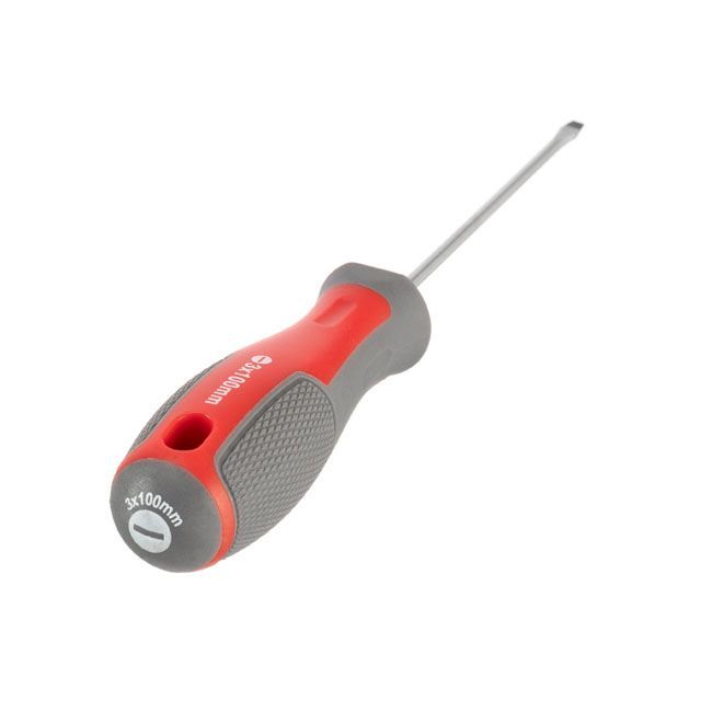 Отвертка шлицевая SL3.0*100 мм, CR-V INTERTOOL VT-3302