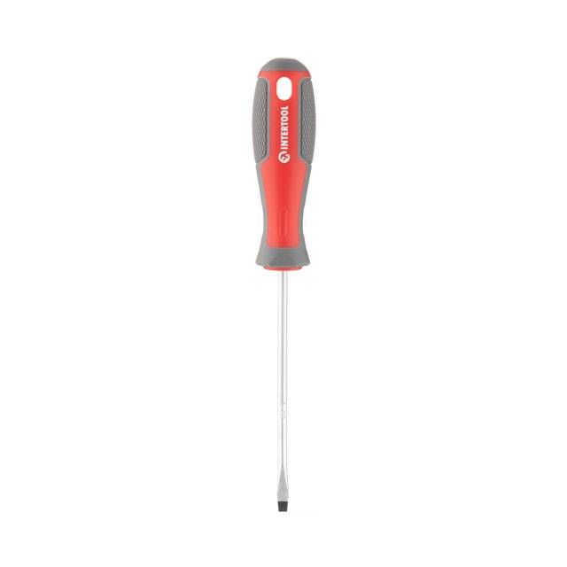 Отвертка шлицевая SL4.0*100 мм, CR-V INTERTOOL VT-3303
