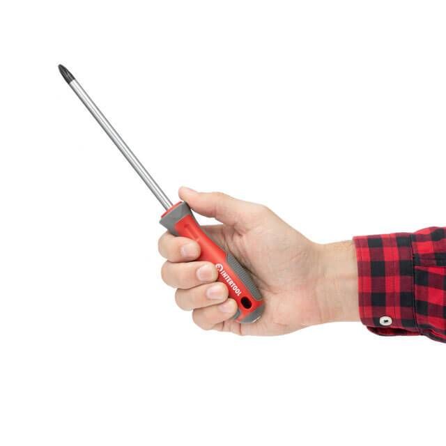 Отвертка крестовая PH3*150 мм, Cr-V INTERTOOL VT-3324