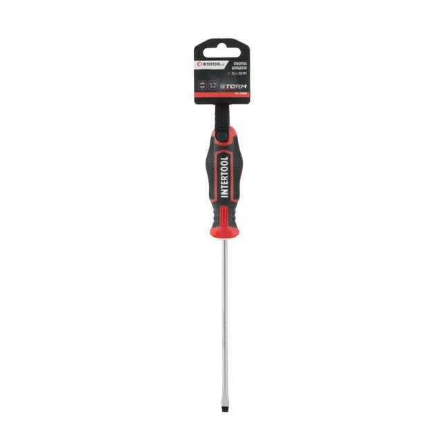Отвертка шлицевая SL5.0*150 мм, S2, STORM INTERTOOL VT-3408