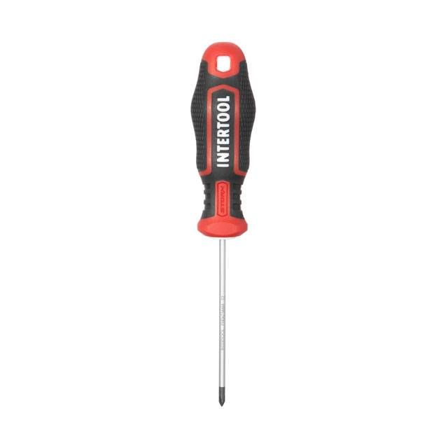 Отвертка крестовая PH0*75 мм, S2, STORM INTERTOOL VT-3413