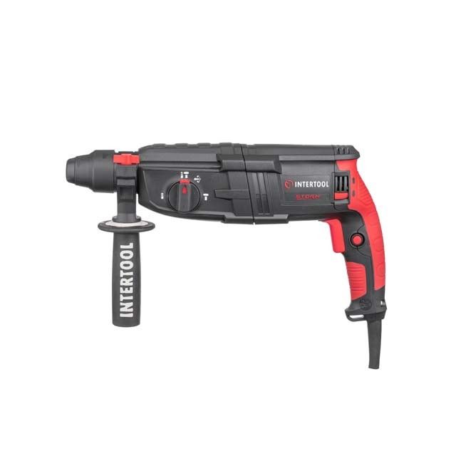 Перфоратор 1000 Вт, 3.2 Дж, 0-1300 об/хв., 0-5100 уд./хв., 3 режими INTERTOOL WT-0170